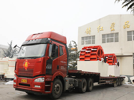 大雪剛過，紅星洗砂機“迫不及待”發往客戶手中